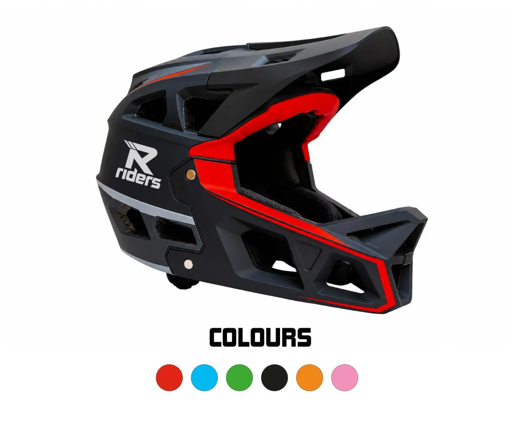 REVVI R-Riders Kids MTB Helmet Full Face