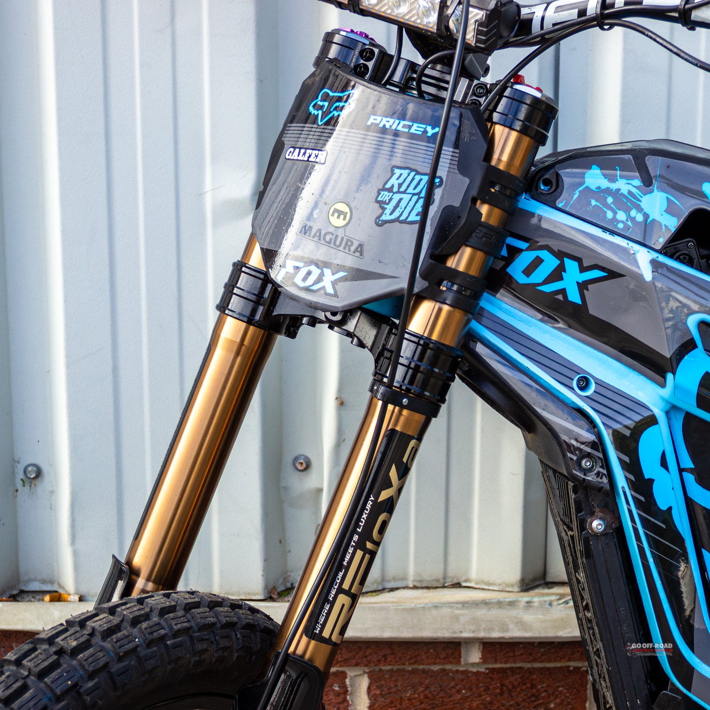 RFLOXA FRONT FORK HAWK31 PRO For Sur Ron & Talaria Sting BRONZE