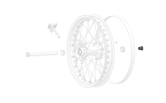 Stark Varg Rear Wheel Shaft Lock Nut