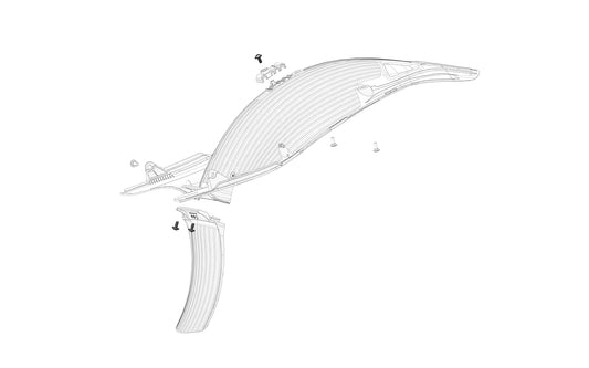 STARK VARG Rear Cable Bracket / Mudflap Screw (1 unit)