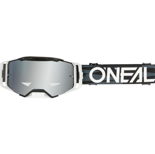 O'NEAL B-33 Goggle ICTUS Black/White - Silver Mirror
