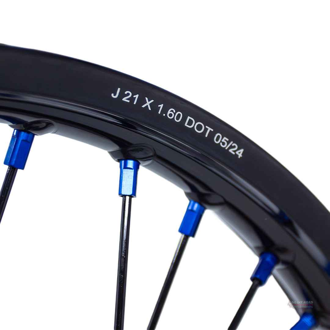 Warp 9 Ultra Bee Front Wheel Blue 21"