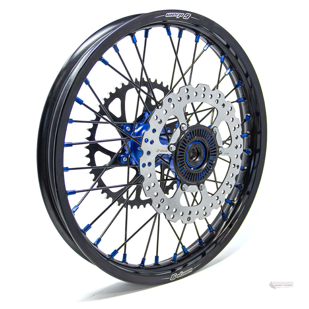 Warp 9 Ultra Bee Rear Wheel Blue 18"