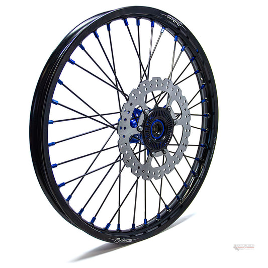 Warp 9 Ultra Bee Front Wheel Blue 21"