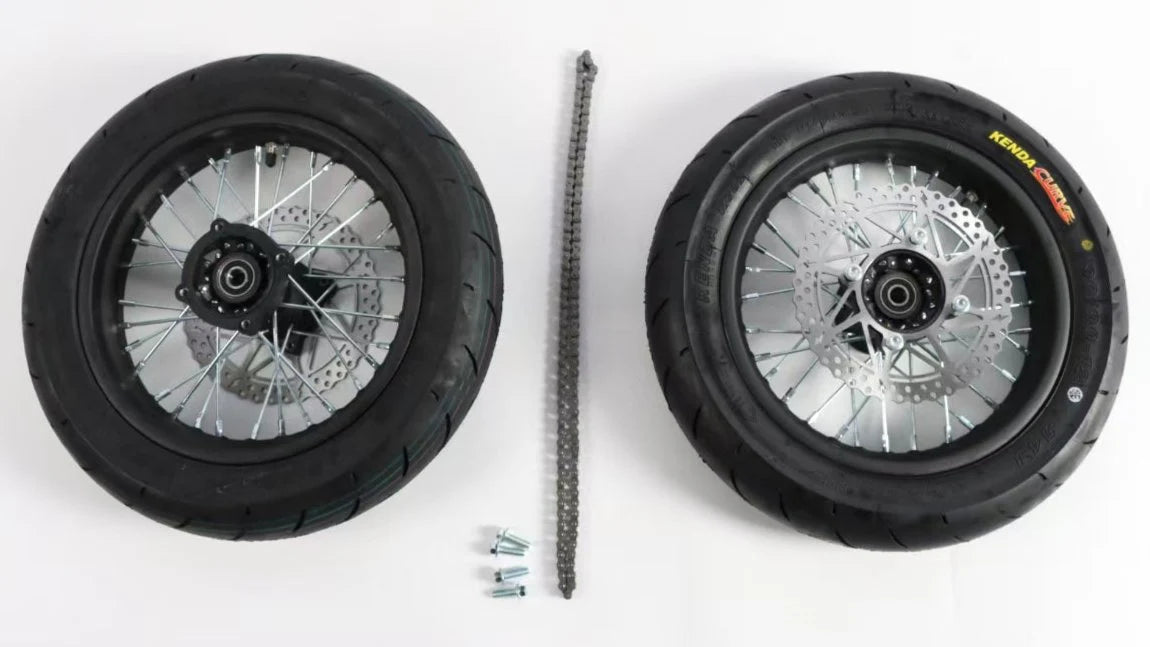 Electro & Co. ETM™ RTR 12 INCH SUPERMOTO WHEEL SET