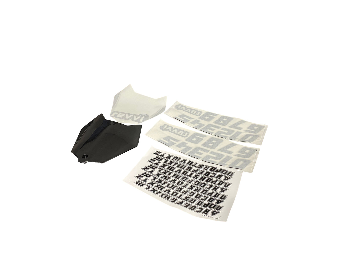 Revvi Number and Name Board Kit - To fit Revvi 18" and 20" bikes - Go Off Road Barnsley
