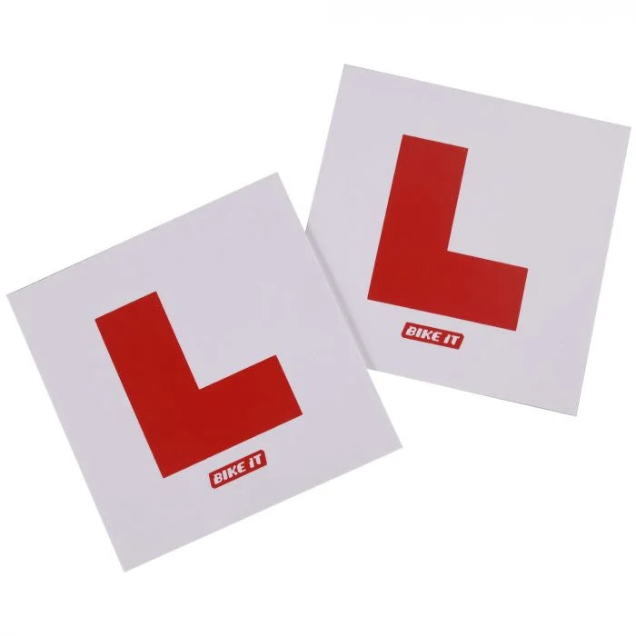 Bike It Pack L-Plates Kit (Front and Rear) with Fitting Kit