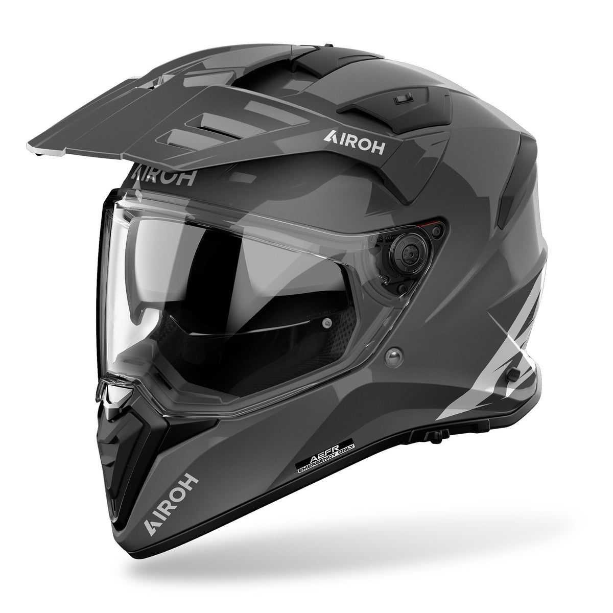 Airoh Bandit Helmet - Color Dark Grey Gloss