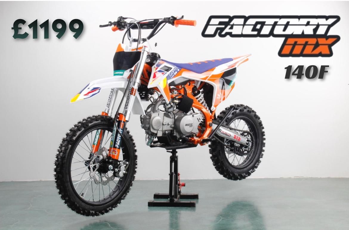 FACTORY MX 140F HIGH SPEC PIT BIKE