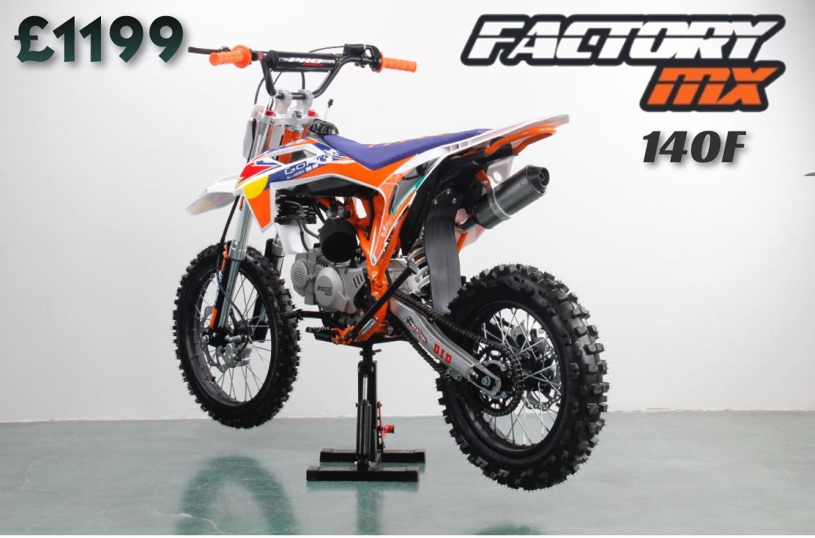 FACTORY MX 140F HIGH SPEC PIT BIKE