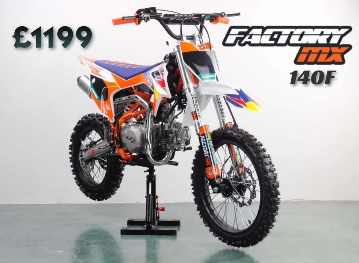 FACTORY MX 140F HIGH SPEC PIT BIKE