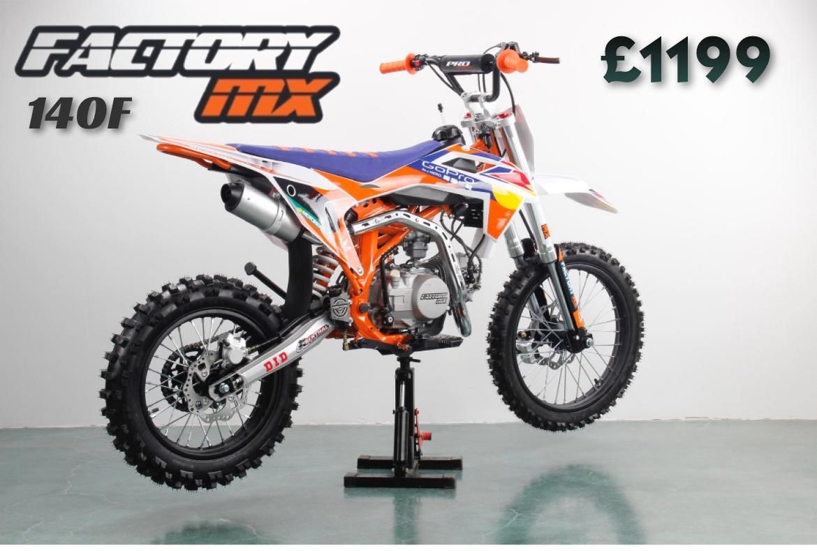 FACTORY MX 140F HIGH SPEC PIT BIKE