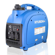 Hyundai 2000W / 2kW Petrol Inverter Generator, Pure Sine Wave Output, Portable Lightweight & Suitcase Style, Low Noise | HY2000Si