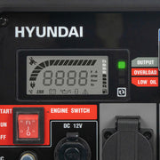 Hyundai 2200W / 2.2kW Petrol Inverter Generator, Electric Start, Pure Sine Wave Output, Lightweight, Quiet Running | HY2250SEi