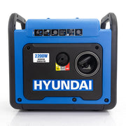 Hyundai 2200W / 2.2kW Petrol Inverter Generator, Electric Start, Pure Sine Wave Output, Lightweight, Quiet Running | HY2250SEi
