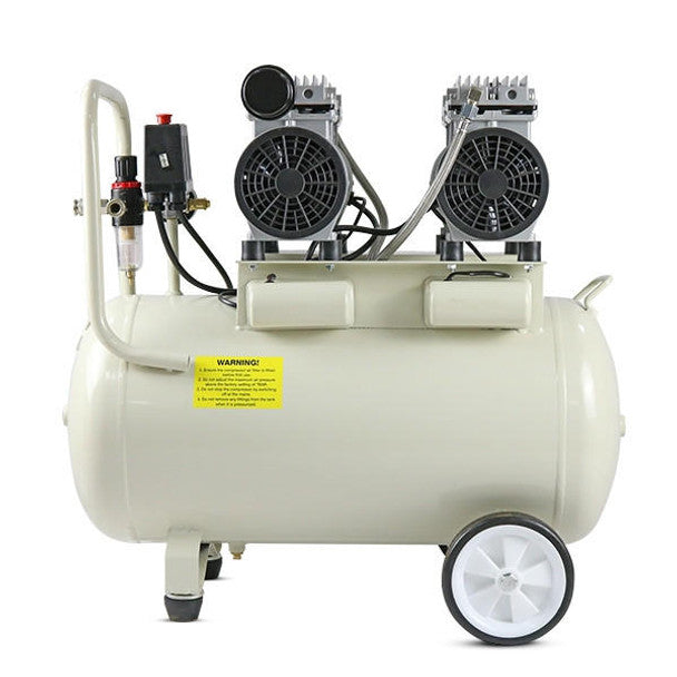 Hyundai 1500W 50L Oil Free Low Noise Portable Electric Air Compressor 11CFM 118psi | HY27550