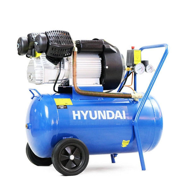 Hyundai 3hp 50L Electric Air Compressor 14CFM 116psi Direct Drive V-Twin | HY3050V