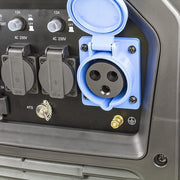 Hyundai 6600W / 6.6kW Petrol Inverter Generator, Remote Keyfob & Electric Start, Wheels & Closed Case Design, DC & USB | HY6500SEi