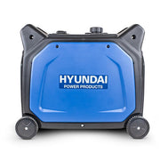 Hyundai 6600W / 6.6kW Petrol Inverter Generator, Remote Keyfob & Electric Start, Wheels & Closed Case Design, DC & USB | HY6500SEi
