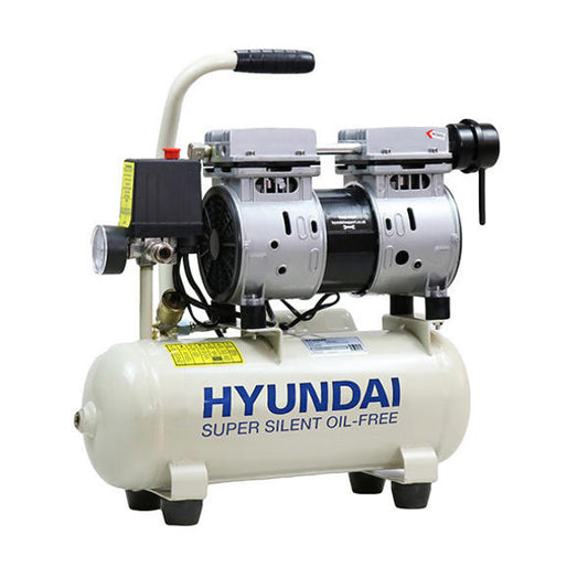 Hyundai 550W 8L Oil Free Low Noise Portable Air Compressor 4CFM 100psi Direct Drive | HY5508