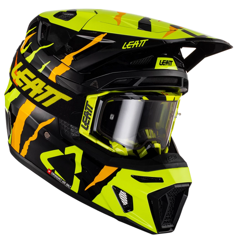 LEATT 8.5 V23 HELMET & GOGGLES KIT CITRUS TIGER