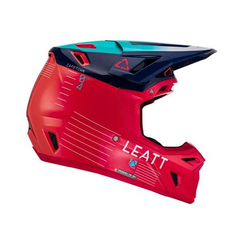 LEATT 8.5 V23 RED HELMET & GOGGLES