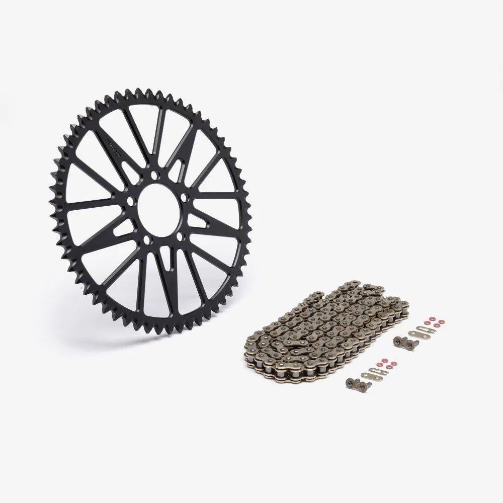 EBMX Black Premium Alloy Sprockets and Chain for Sur Ron Light Bee - Go Off Road Barnsley