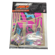 SUR RON OEM GRAPHICS KIT - PINK/BLUE SPLATTER GLOSS - Go Off Road Barnsley