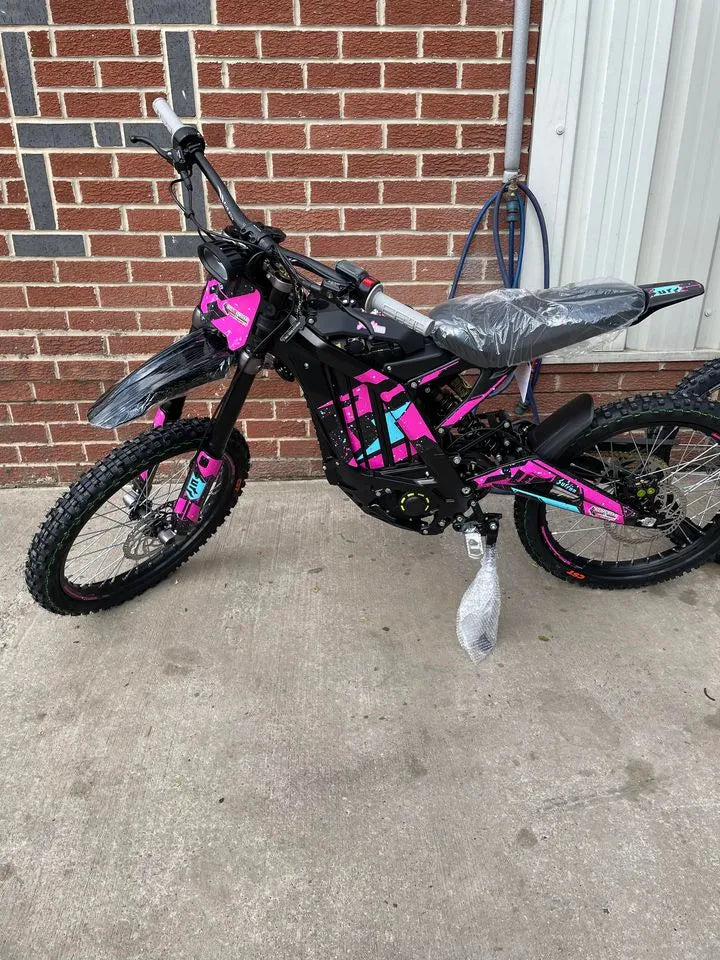 SUR RON OEM GRAPHICS KIT - PINK/BLUE SPLATTER GLOSS - Go Off Road Barnsley
