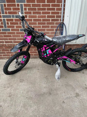SUR RON OEM GRAPHICS KIT - PINK/BLUE SPLATTER GLOSS - Go Off Road Barnsley
