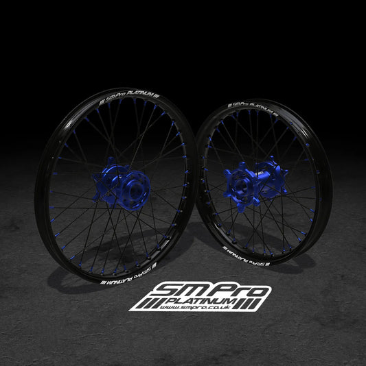 SM PRO SUR RON WHEEL SET 19/16" STANDARD BLUE/BLUE COMBO