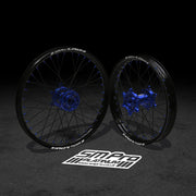 SM PRO ULTRA BEE WHEEL SET 21/18" STANDARD BLUE/BLUE COMBO