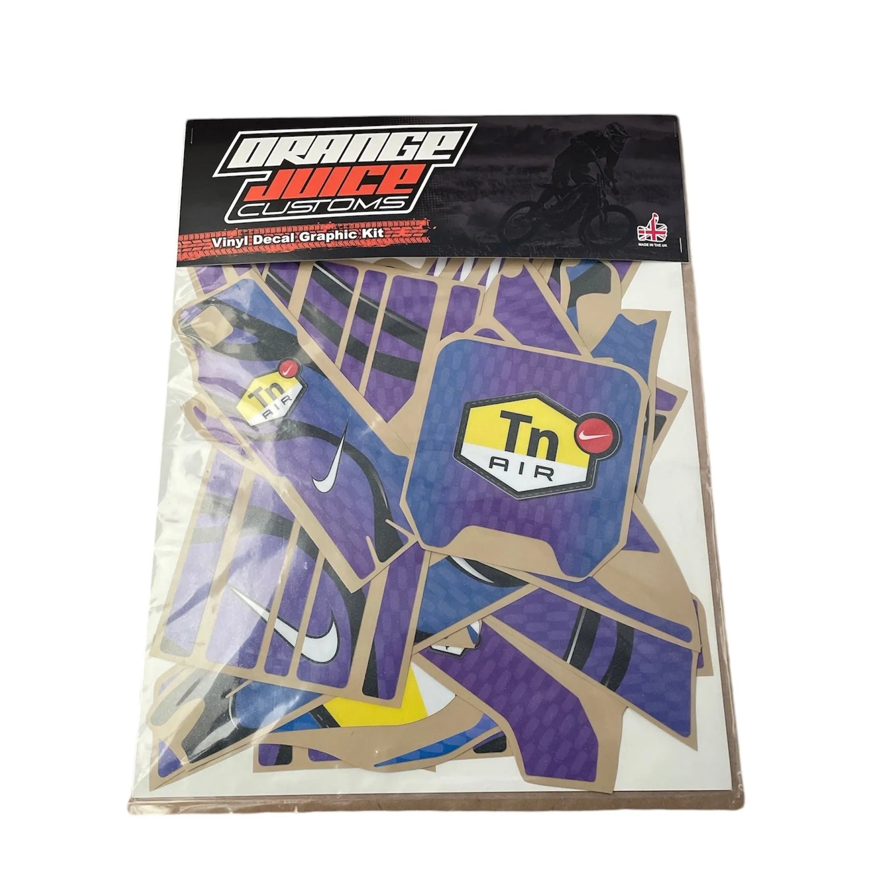 SUR RON FULL COVERAGE GRAPHICS KIT - NIKE TN PURPLE/BLUE – Go Off Road ...