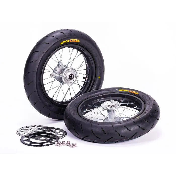 10" Kenda Curve Supermoto Wheel & Tyre Set for Ebox - Go Off Road Barnsley