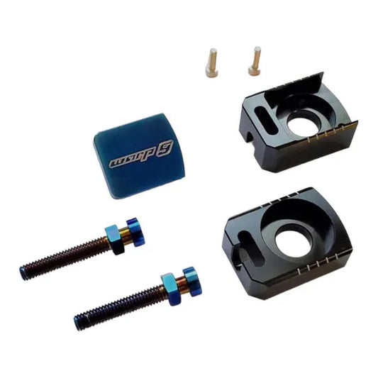 WARP 9 RACING Sur Ron Light Bee Lockdown Axle Blocks/Chain Tensioner - Go Off Road Barnsley