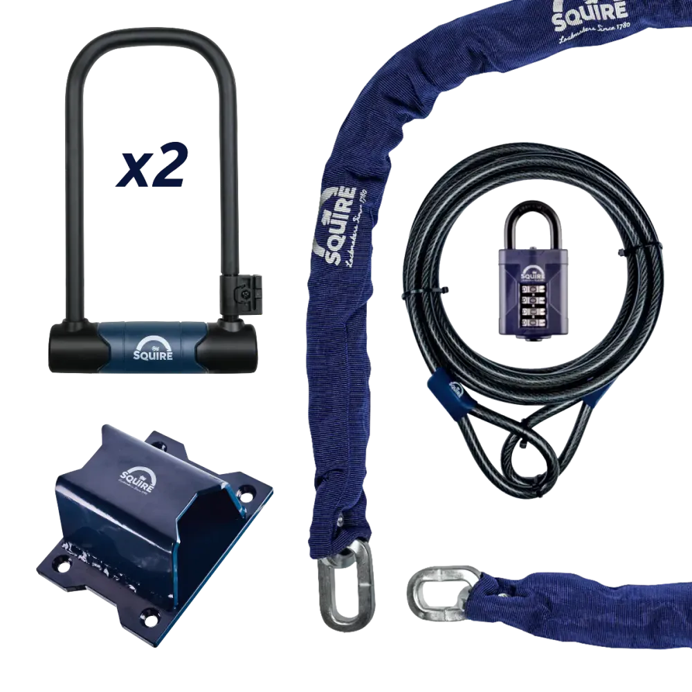 SQUIRE Matterhorn Bike Lock Home Kit