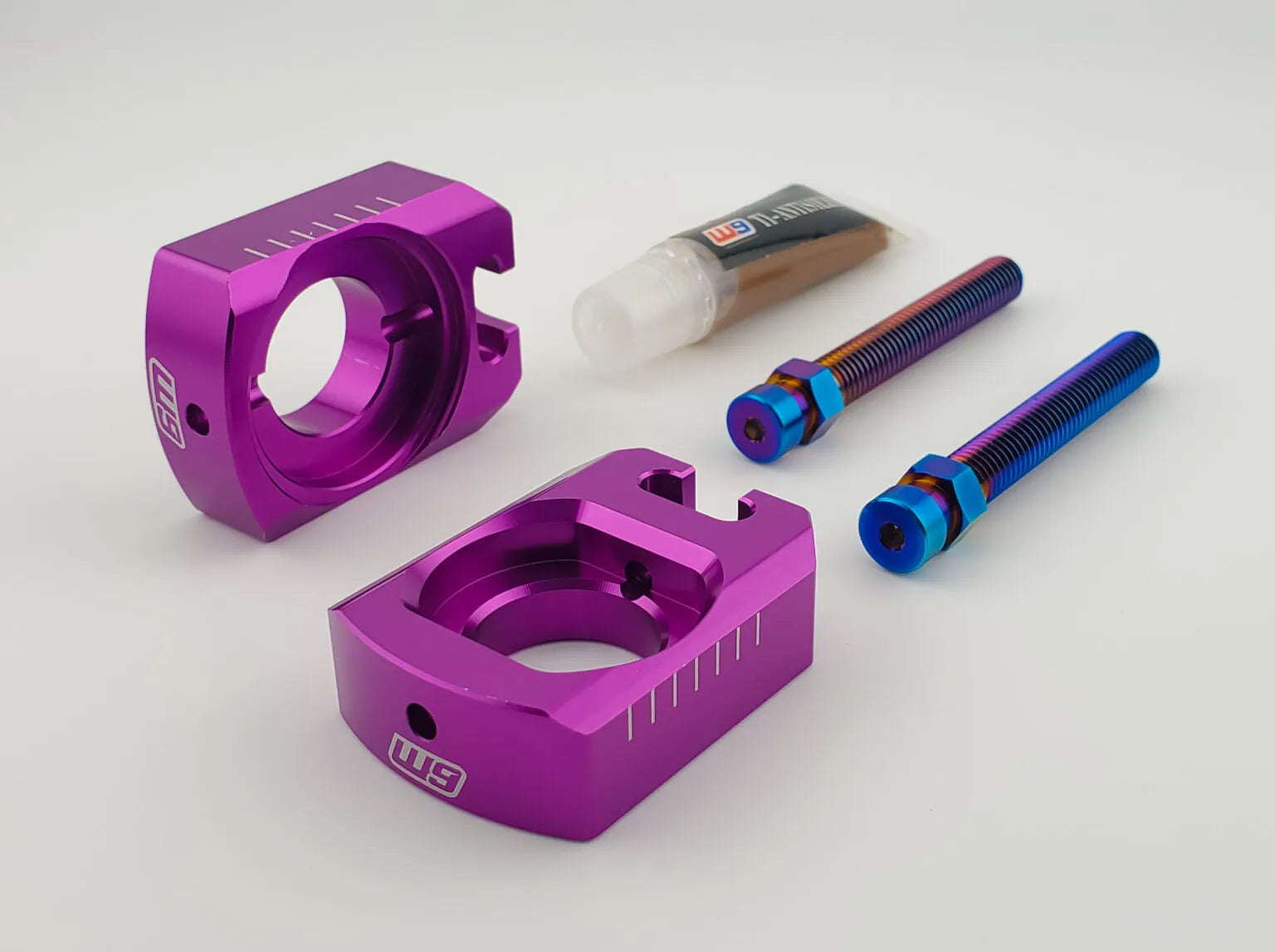 WARP 9 RACING ULTRA BEE AXLE BLOCKS/CHAIN TENSIONERS - Go Off Road Barnsley