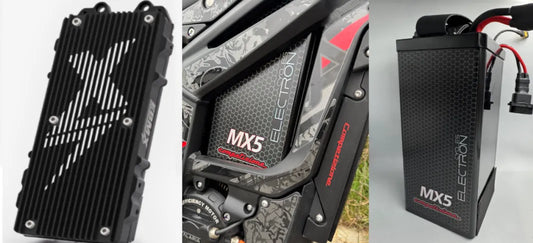 Electron Cycles Talaria Sting MX5 Pro Competizione 82v Kit: EBMX X9000 v2, 81.4v Long Range 4060Wh Battery