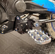 Warp 9 Sur Ron Ultra Bee Adjustable Foot Peg Mount - Go Off Road Barnsley