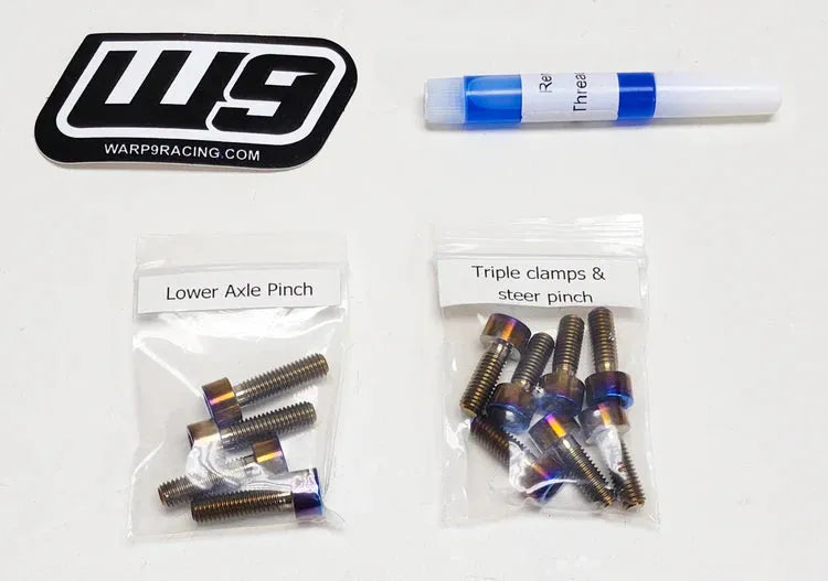 Warp 9 Titanium Fork Bolts - Go Off Road Barnsley