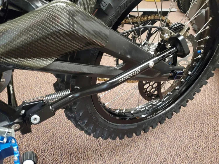 Warp 9 Adjustable E-Moto Kickstand for Sur Ron Light Bee & E-Ride Pro - Go Off Road Barnsley