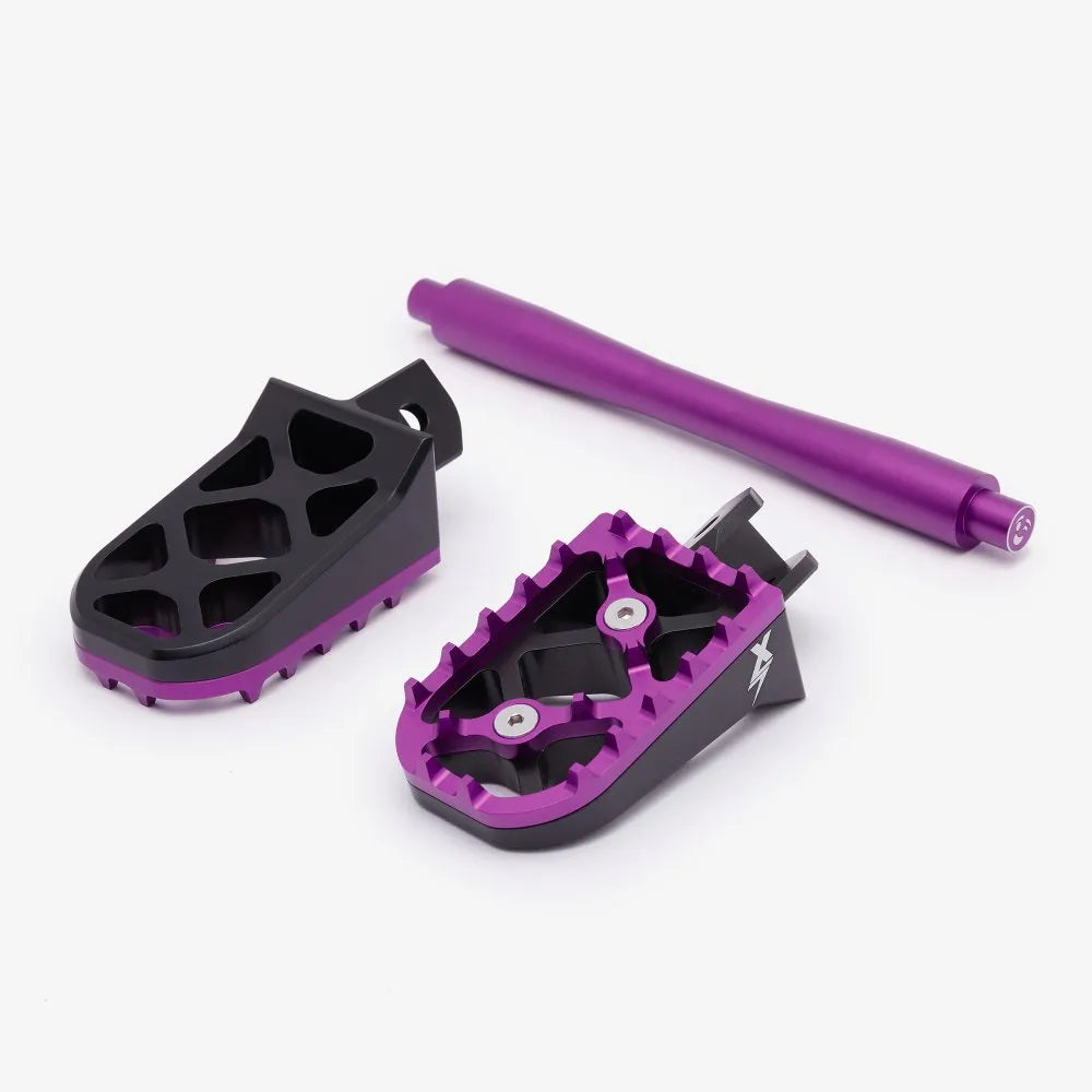 EBMX Premium Foot Peg And Brace Set for SUR RON Light Bee - Go Off Road Barnsley