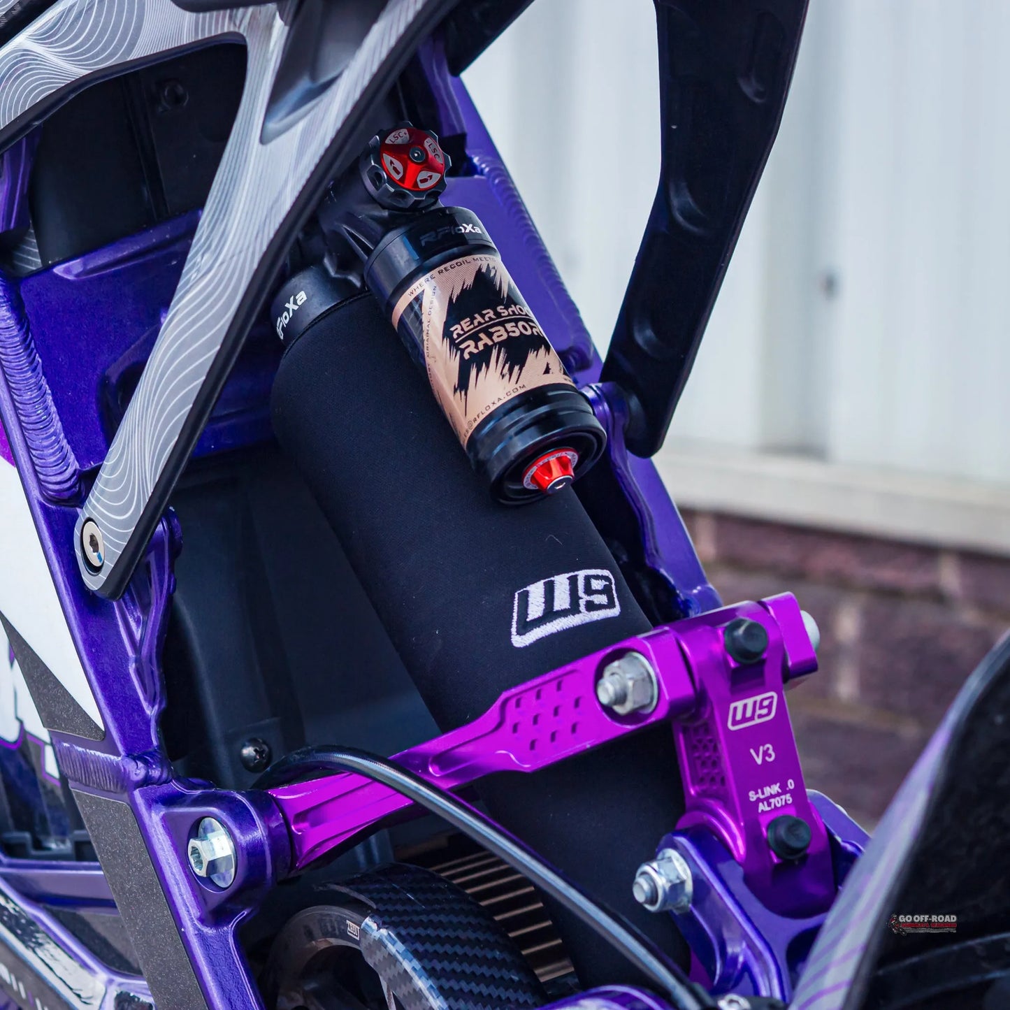 Warp 9 Sur Ron Light Bee Rear Suspension Linkage Rise V3 0.0/0.75/1.50