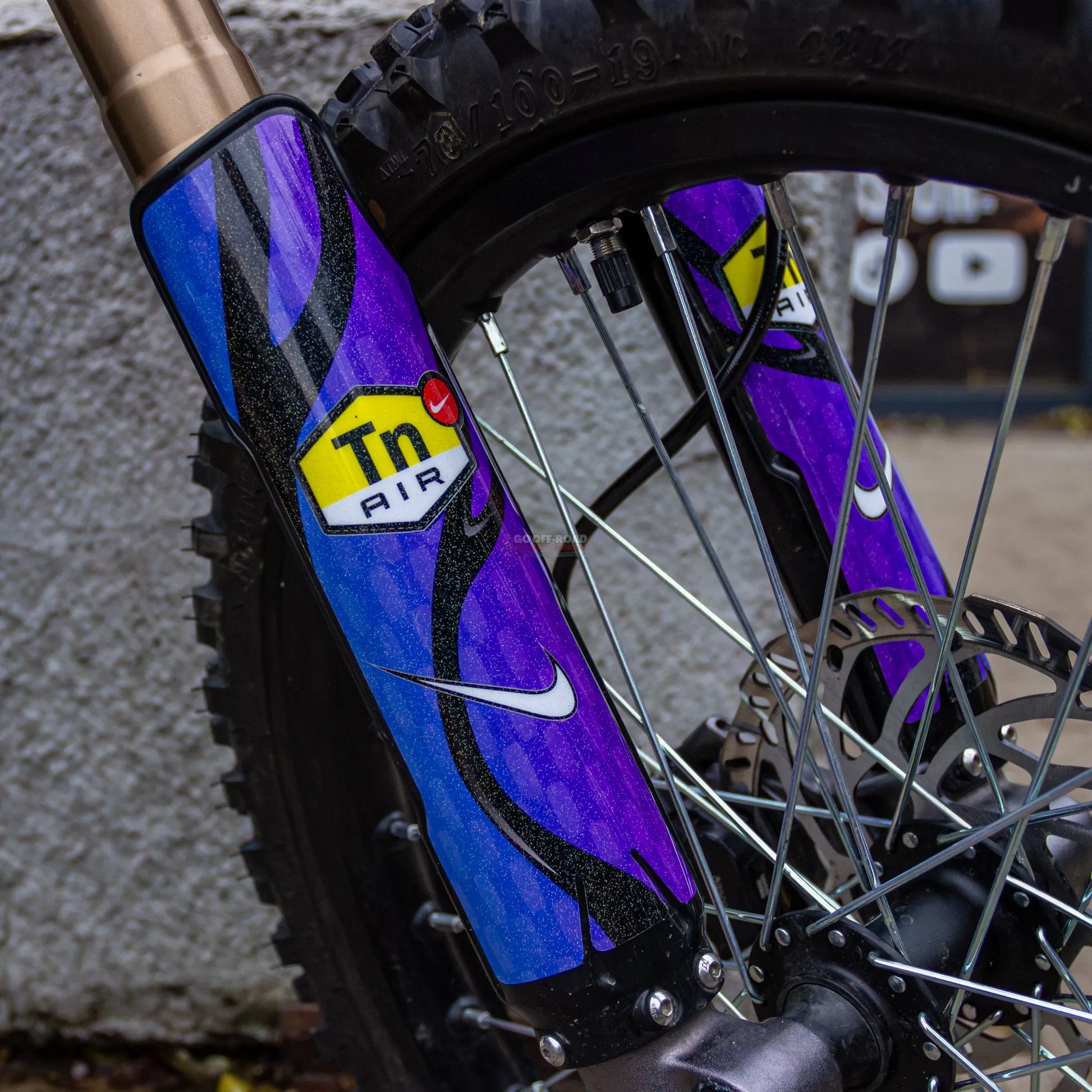 SUR RON FULL COVERAGE GRAPHICS KIT  - NIKE TN PURPLE/BLUE - Go Off Road Barnsley