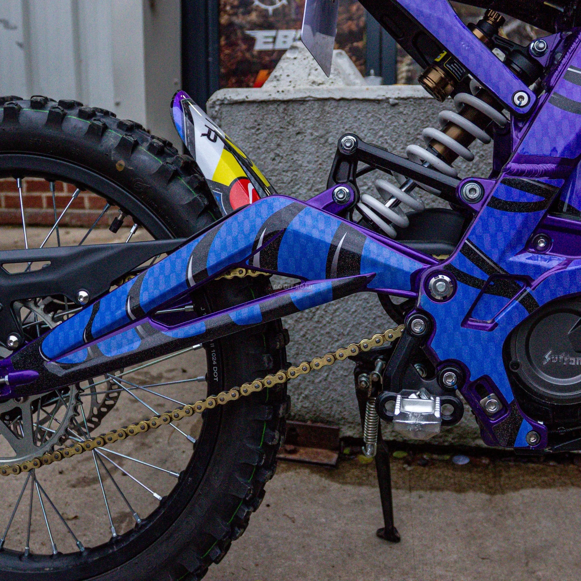 SUR RON FULL COVERAGE GRAPHICS KIT  - NIKE TN PURPLE/BLUE - Go Off Road Barnsley