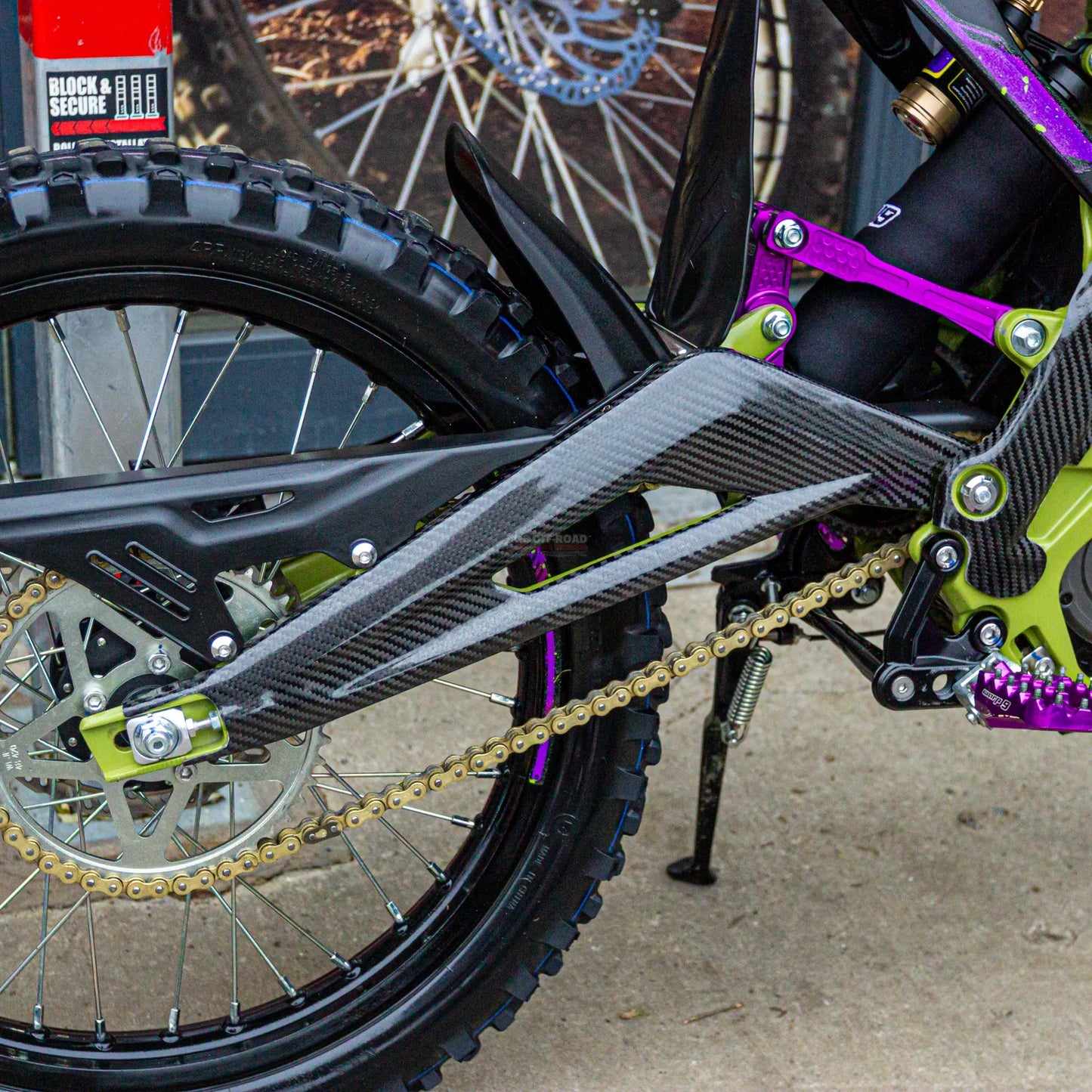 Pro-Carbon Racing Genuine Swing Arm Protectors for Sur Ron Light Bee