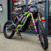 SUR RON OEM GRAPHICS KIT - PURPLE/GREEN SPLATTER HOLOGRAPHIC