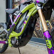 SUR RON OEM GRAPHICS KIT - PURPLE/GREEN SPLATTER HOLOGRAPHIC