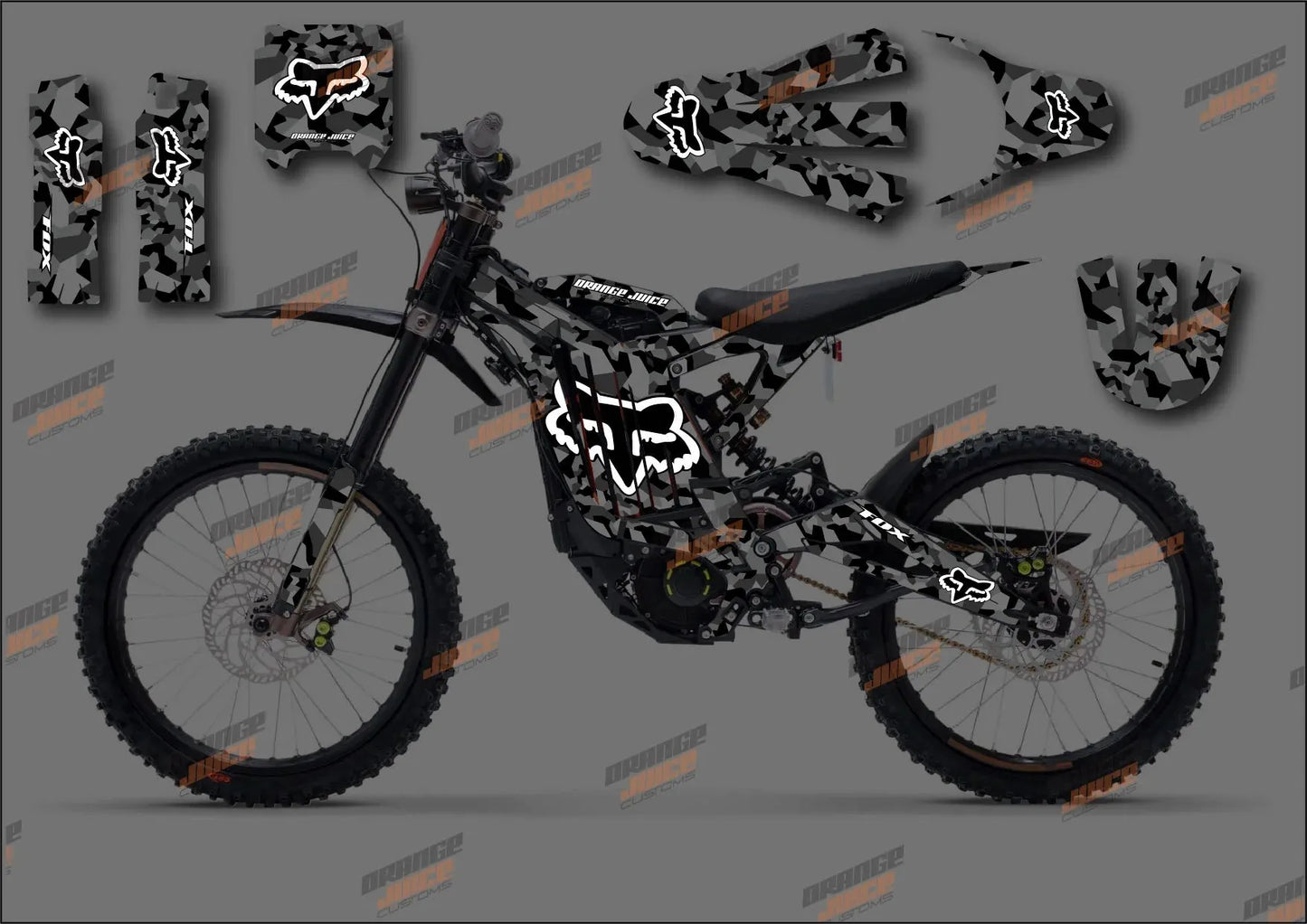 SUR RON FULL COVERAGE GRAPHICS KIT  - FOX RACING
