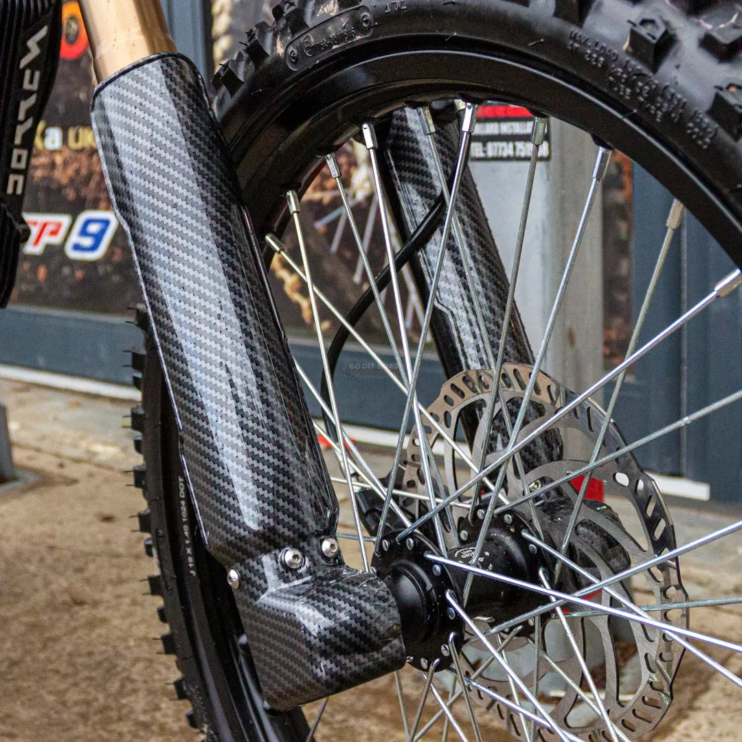 Sur Ron Light Bee Carbon Plastic Fork Guards (KKE ONLY)